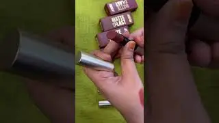 New Nykaa Matte to Last Lipstick in shade bonbon #nykaacosmetics #nykaamakeup #nykaa #lipstick