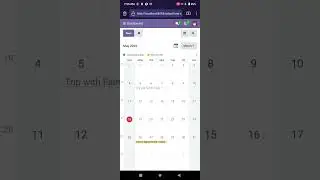 Demo: Odoo ERP 18 (Open Source): Time Off App on Android Mobile with Local PostgreSQL Database