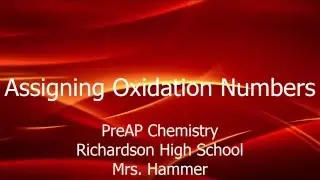 How to Assign Oxidation Numbers