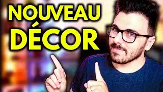 JE VOUS D&Eacute;VOILE MON NOUVEAU D&Eacute;COR YOUTUBE !
