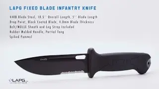 LA Police Gear - Fixed Blade Infantry Knife