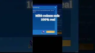 mlbb redeem code | 100% real | #viral #mlbb #redeecode #shorts
