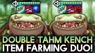 DOUBLE TAHM KENCH CARRIES FARM TOO MANY ITEMS!! | Teamfight Tactics Patch 12.5B