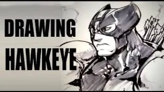 Drawing Hawkeye (with Long Vo)