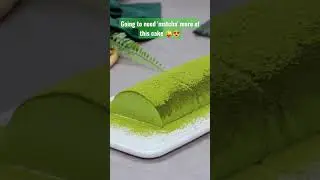 No Bake Matcha Mousse Cake For All The Green Tea Lovers 🍵🟢😍#shorts #nyamnyam #matcha