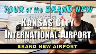 Kansas City International Airport NEW TERMINAL TOUR   #kciairport #kansascityinternationalairport