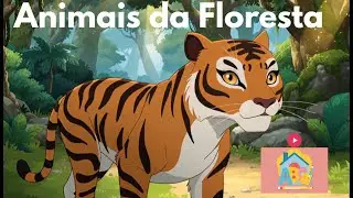 ⭐ Animais da Floresta 🦁🐵 | Aprenda os Nomes Brincando