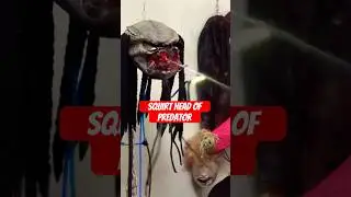 Squirt Head of Predator &ndash; A Shocking Alien Attack! For #hauntedattraction #halloween #escaperoom