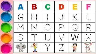 A to Z Alphabet Tracing ✍️ | ABC Learning for Kids | English Letters Practice | ABC123 Magical