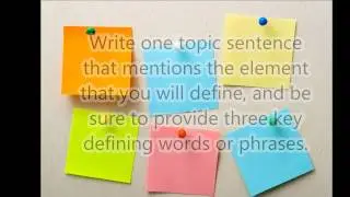 Paragraph Development by Definition AVP