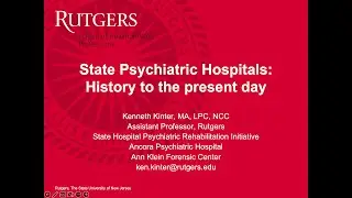 State Psychiatric Hospitals: History to the Present Day