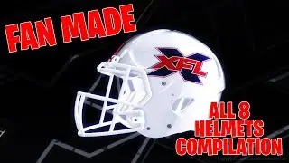 All 8 XFL Teams Helmets Video Loop 2020