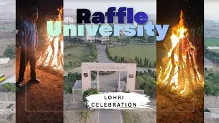 Lohri Celebration at Raffle University Neemrana Haryana ft abhisanavlogs