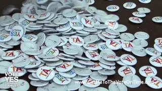 Yes Equality hands out its 500,000th badge