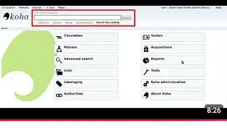 Search Books in Koha and also how to issue and return Book using Koha software easy way