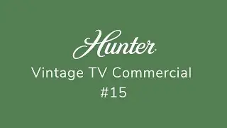 Hunter Fan Vintage TV Commercial | Classic Ceiling Fan Heritage (Throwback Ad #15)