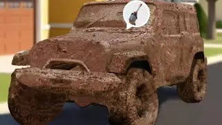 ASMR Jeep Wrangler 🚙 | Car Satisfying Sound | Car Wash Makeover ASMR Gameplay Walkthrough IOS