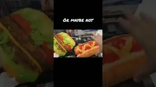 will the hamburger work? #fakefood #makingfunny #funny #memes #porkchop
