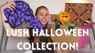 lush halloween 2020 FULL COLLECTION unboxing + first impressions