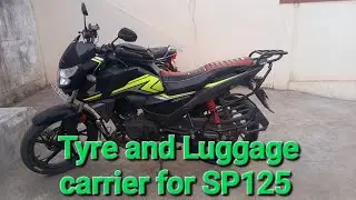 #Honda SP125 #rear rack #Luggage carrier #sp125 #honda #luggage #carrier #sira motor