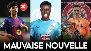 📰 : Marc Guehi rejoindra Man City, Dro Fernández veut quitter le Barça, Ter Stegen... 