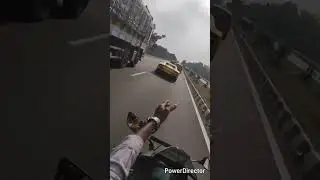 Race with ferrari yellow in highway Chennai to trichy #ferrari #girl