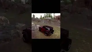 Jeep Wrangler climbs the rock #gaming #forzahorizon5 #offroad #shorts