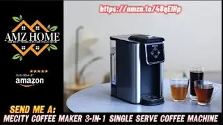 Mecity Coffee Maker 3-in-1 Single Serve Coffee Machine, Compatible with K-cup Coffee Capsule, ...