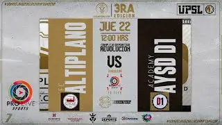 3️⃣ 3ERA EDICIÓN CHAMPIONS CUP - FASE DE GRUPOS - ALTIPLANO 🆚 AYSD 1 ACADEMY