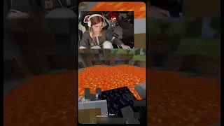 ГАЕЧКА ИСПОРТИЛА ПОРТАЛ #twitch #minecraft  #стрим #девушка #нарезки #смешнойшортс