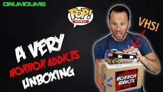 A Very HORROR ADDICTS Unboxing | VHS Horror Haul & Funkos!!