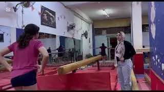 اقوي تمرينه جمباز فني مع تحت ١١ سنه ورجوع ملك علاء وجوري التمرين 💪