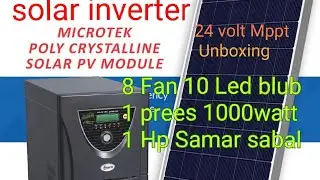 Microtek solar pcu 2 kva 24 volt//Mppt solar inverter 2 kva 24 volt//Unboxing & fully information