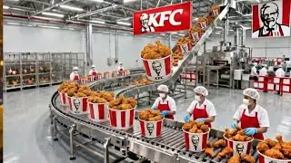 Inside the KFC Factory: From Fresh Chicken to Crispy Perfection (Full Process)