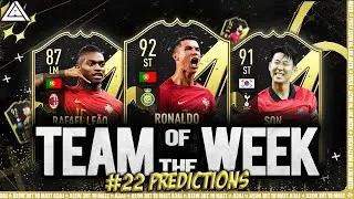 FIFA 23 TOTW 22 PREDICTIONS | TEAM OF THE WEEK 22 PREDICTIONS | FT. Ronaldo, Salah, Son