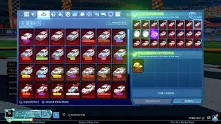 I GOT THE ALPHA GOLD CAP ON ROCKET LEAGUE!! (200-220K)