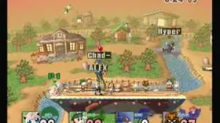 Brawl+ 5.0 Chad(Falcon) Alex(Falco) vs Hyperdragon(Luigi) NESNoob(Jigglypuff) losers finals 1/3