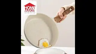Japanese Style APEO & PFOA-Free Stone-Derived Non-Stick Maifan Coating Frying Pan
