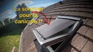 Installation store extérieur velux