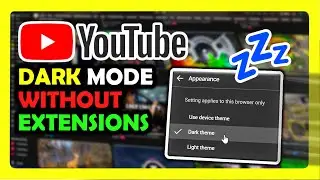 Here's How to GET YouTube Dark Mode WITHOUT installing ANY Extensions | Step-by-Step