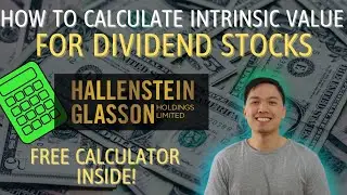 How To Calculate Intrinsic Value For Dividend Stocks | Hallenstein Stock (HLG NZX) Example