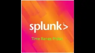Splunk time range picker basics