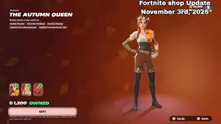 Fortnite: Autumn Queen is Back! Item Shop Review [November 3rd, 2025] (Fortnite Mini Season)