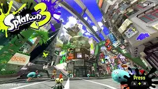 Splatoon 3 Title Screen (Switch)