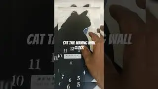 Cat tail waving wall clock.. Amazon products Part 1