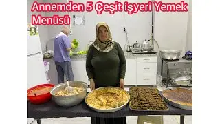 Annemden 60 Kişilik İşyeri Yemek Menüsü🍽 5 Çeşit 5Çayı Menüsü