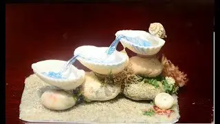 DIY Seashell Fountain - Gluegun and Resin tutorial