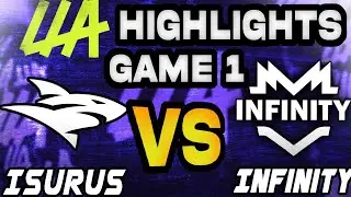 ISURUS VS INFINITY Game 1 highlights - LEAGUE OF LEGENDS - LLA JORNADA 1 2023