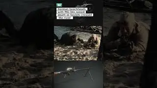 German beachheads with MG-34s rained death as Soviets crossed the river! - World War 2 Dark Stories
