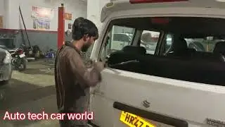 Maruti Eeco Accidental parts Denting and painting || #automobile #eeco #accidental #repair #viral